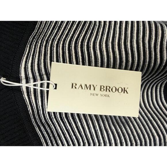 NWT Ramy Brook Madeline Sweater Tank Black & Cream XS - Picture 6 of 7